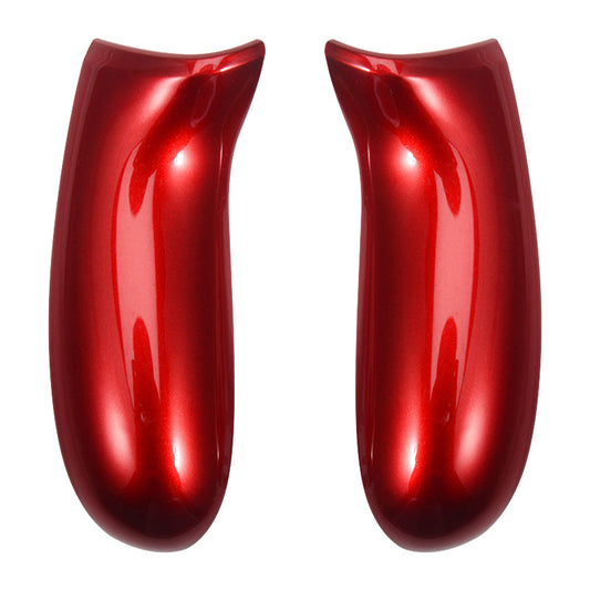eXtremeRate Retail Polished Gloss Red Housing Panel Side Rails Handles Repair for Xbox One Controller - XOJ1103
