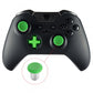 eXtremeRate Retail Green Metal Magnetic Thumbsticks with Carry Case for Xbox One Elite PS 4 Slim-XOJ2021