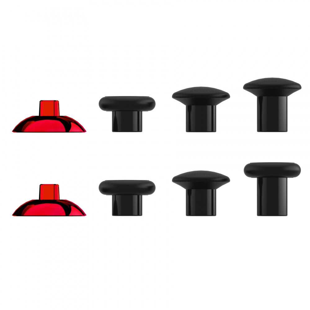 PlayVital Black Ergonomic Thumbstick Grips for Nintendo Switch Pro for PS5 for PS4 Xbox Series X/S, Xbox One, Xbox One X/S Controller - with 3 Height PlayVital Black Ergonomic Thumbstick Grips for Nintendo Switch Pro for PS5 for PS4 Xbox Series X/S, Xbox One, Xbox One X/S Controller - with 3 Height