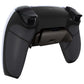 eXtremeRate Retail Black Real Metal Buttons (RMB) Version RISE Remap Kit for PS5 Controller BDM-030 with Black Rubberized Grip Back Shell, Upgraded Remappable Back Buttons Attachment for PS5 Controller - XPFJ7005G3
