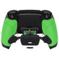 eXtremeRate Retail Green Rubberized Grip Back Paddles Remappable Rise Remap Kit with Upgrade Board & Redesigned Back Shell & Back Buttons Attachment for PS5 Controller BDM-010 & BDM-020 - XPFU6004