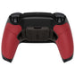 eXtremeRate Retail Rubberized Red Remappable Real Metal Buttons (RMB) Version RISE4 Remap Kit for PS5 Controller BDM 010 & BDM 020, Upgrade Board & Redesigned Back Shell & 4 Back Buttons for PS5 Controller - YPFJ7004