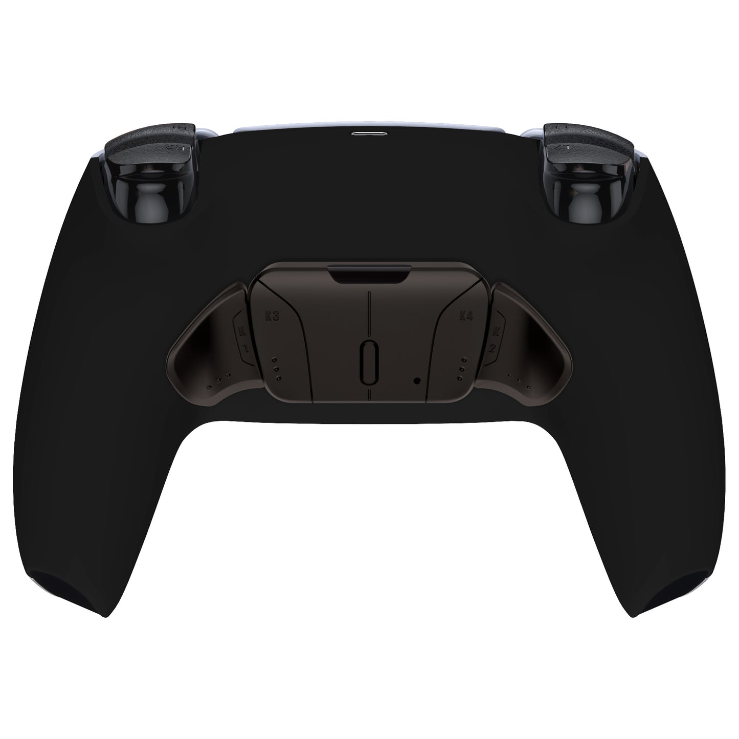 eXtremeRate Retail Black Remappable Real Metal Buttons (RMB) Version RISE4 Remap Kit for PS5 Controller BDM-030, Upgrade Board & Redesigned Back Shell & 4 Back Buttons for PS5 Controller - YPFJ7005G3