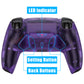 eXtremeRate Retail Clear Atomic Purple Remappable RISE 4.0 Remap Kit for ps5 Controller BDM 010 & BDM 020, Upgrade Board & Redesigned Back Shell & 4 Back Buttons for ps5 Controller - Controller NOT Included - YPFM5002