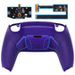 eXtremeRate Retail Galactic Purple Rubberized Grip Remappable RISE 4.0 Remap Kit for PS5 Controller BDM 010 & BDM 020, Upgrade Board & Redesigned Back Shell & 4 Back Buttons for PS5 Controller - Controller NOT Included - YPFU6007