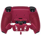 eXtremeRate Retail Cosmic Red Rubberized Grip Remappable RISE 4.0 Remap Kit for PS5 Controller BDM 010 & BDM 020, Upgrade Board & Redesigned Back Shell & 4 Back Buttons for PS5 Controller - Controller NOT Included - YPFU6008