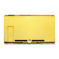 eXtremeRate Retail Chrome Gold Console Back Plate DIY Replacement Housing Shell Case for Nintendo Switch Console with Kickstand - JoyCon Shell NOT Included - ZD401