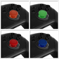 eXtremeRate Retail Replacement 3D Joystick Thumbsticks, Analog Thumb Sticks with Cross Screwdriver for Nintendo Switch Pro Controller -Red & Orange & Green & Blue - ZKRM503