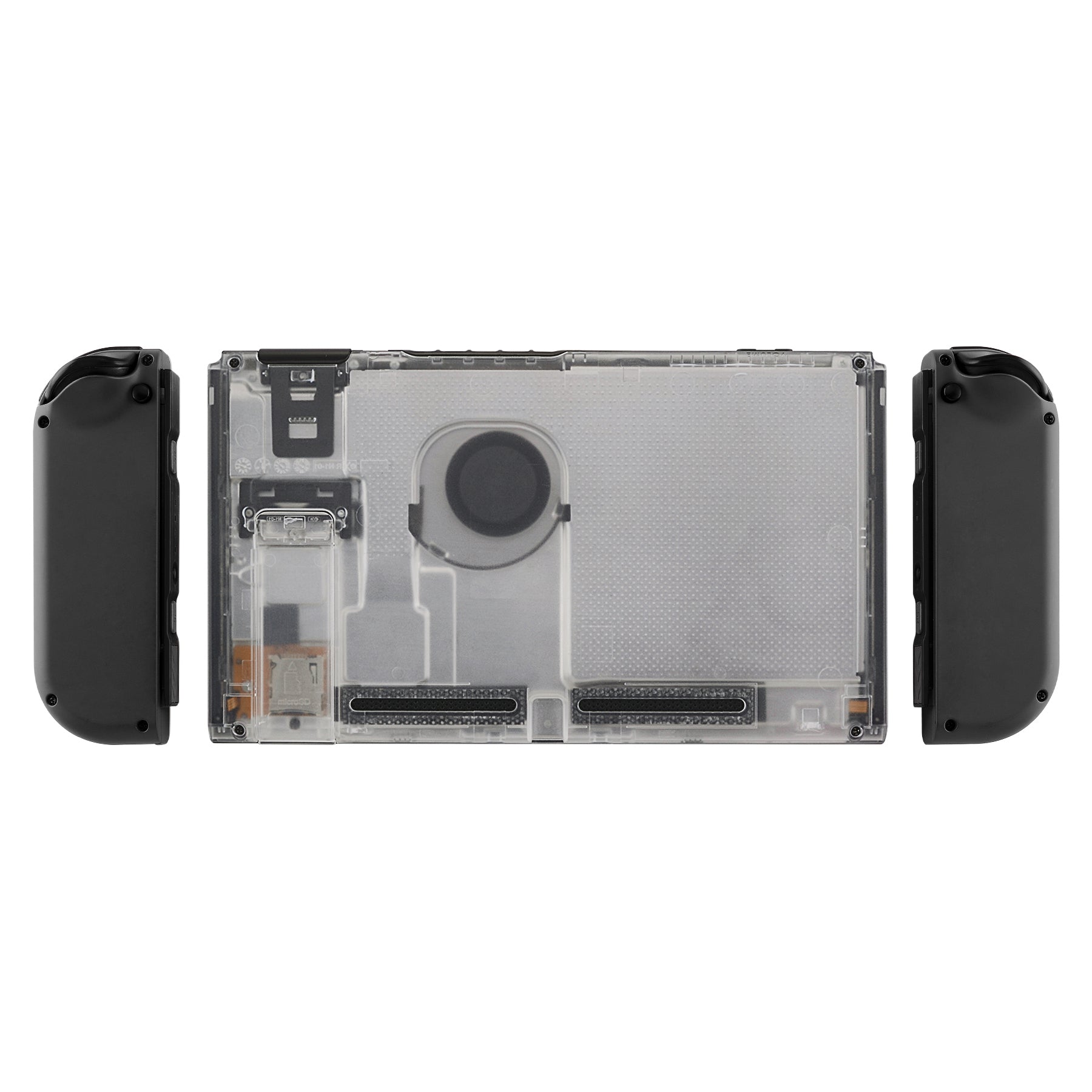 eXtremeRate Transparent Clear Console Back Plate DIY Replacement