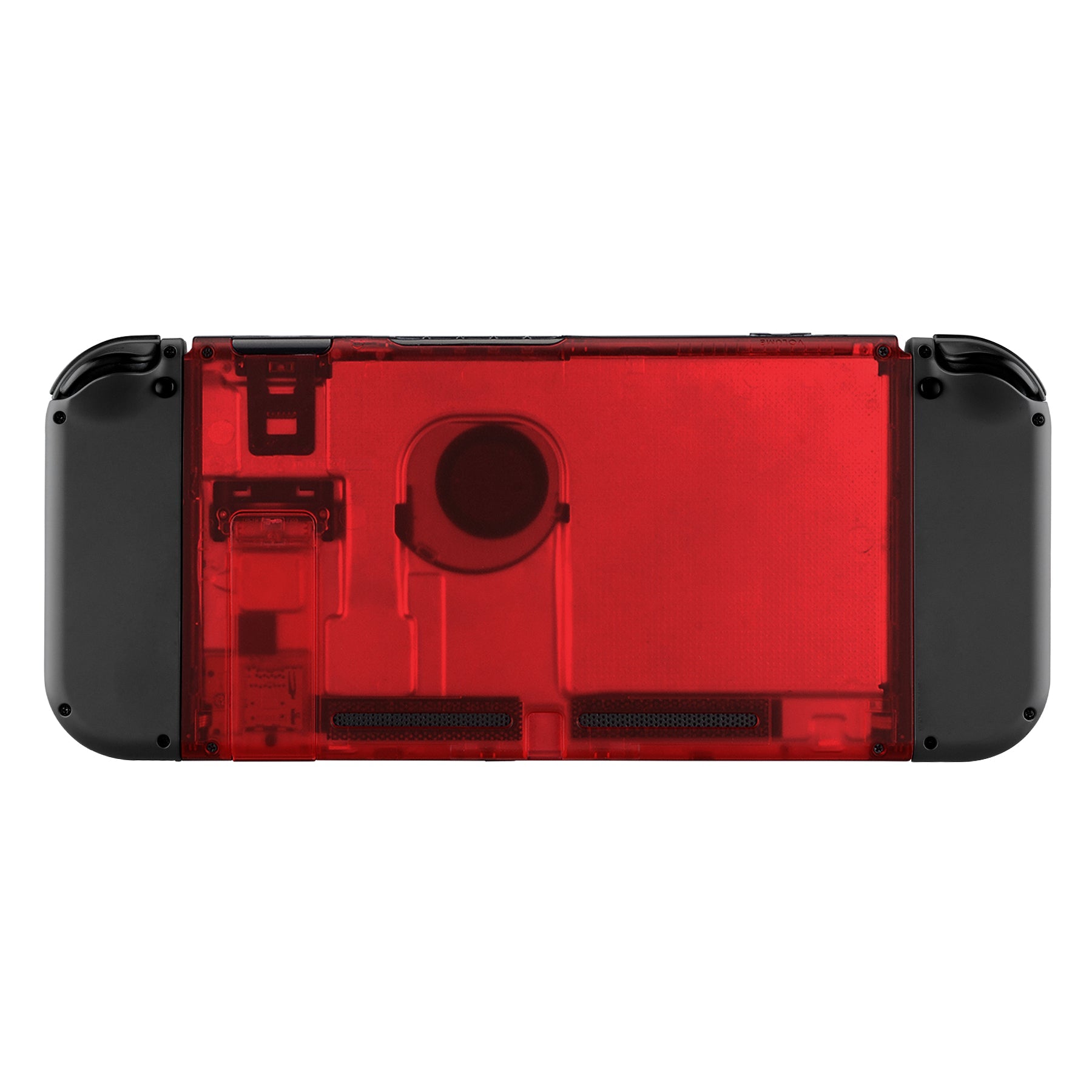 eXtremeRate Transparent Clear Red Console Back Plate DIY