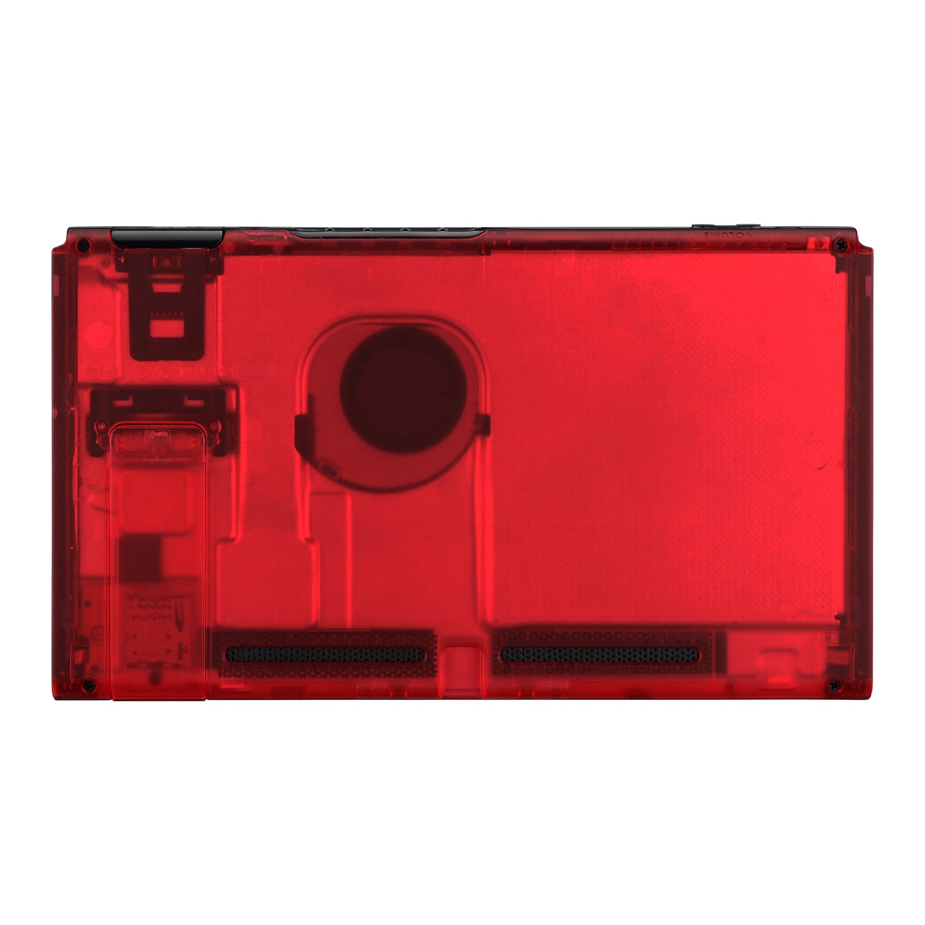 eXtremeRate Transparent Clear Red Console Back Plate DIY