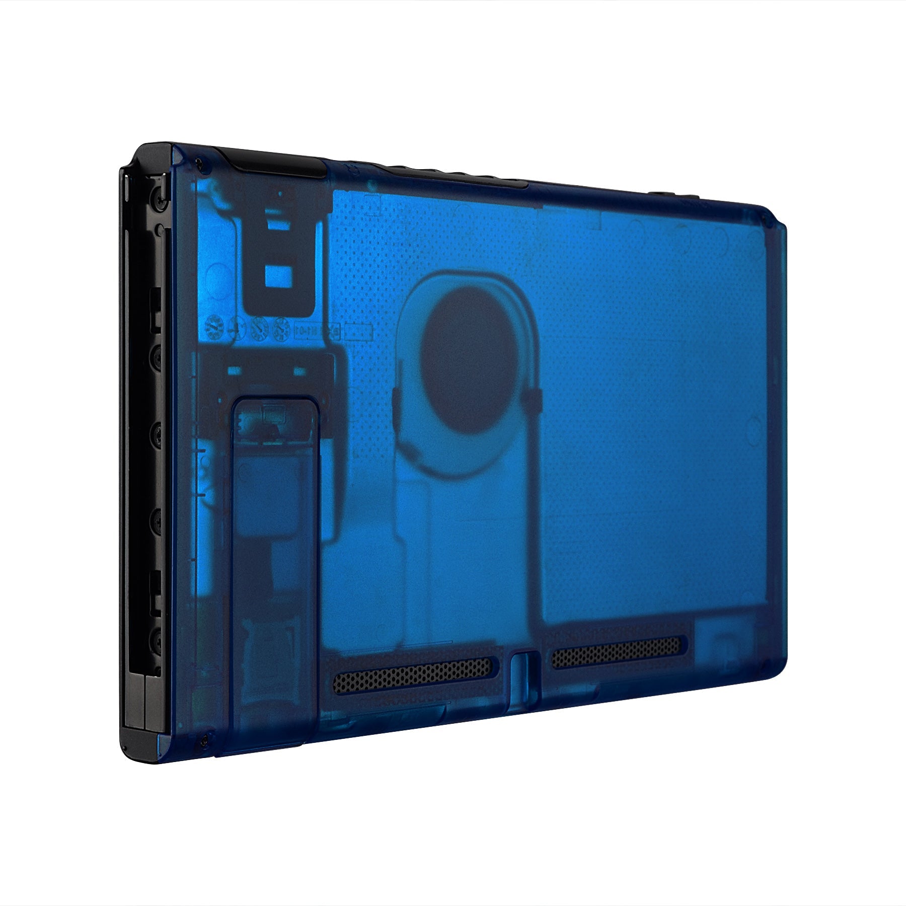 eXtremeRate Transparent Clear Blue Console Back Plate DIY