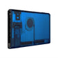eXtremeRate Retail Transparent Clear Blue Console Back Plate DIY Replacement Housing Shell Case for Nintendo Switch Console with Kickstand - JoyCon Shell NOT Included - ZM504