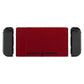 eXtremeRate Retail Soft Touch Grip Red Console Back Plate DIY Replacement Housing Shell Case for Nintendo Switch Console with Kickstand - JoyCon Shell NOT Included - ZP302