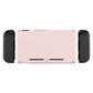 eXtremeRate Retail Soft Touch Grip Cherry Blossoms Console Back Plate DIY Replacement Housing Shell Case for Nintendo Switch Console with Kickstand - JoyCon Shell NOT Included - ZP306