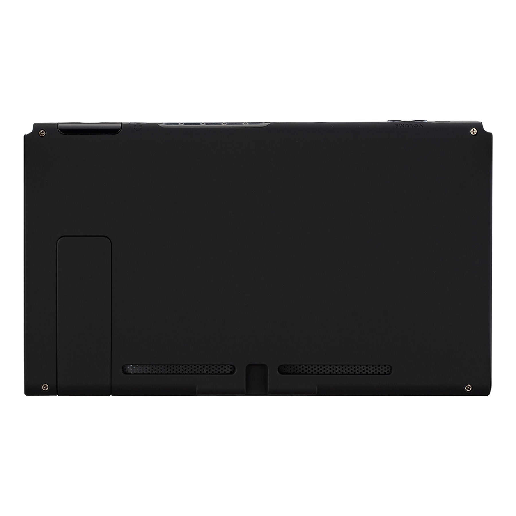 eXtremeRate Soft Touch Grip Black Console Back Plate DIY