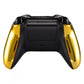 eXtremeRate Retail Chrome Gold Front Housing Shell Faceplate Side Rails Panel for Xbox One X & One S Controller - ZSXOFD01