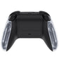 eXtremeRate Retail Soft Touch Transparent Clear Replacement Handles Shell for Xbox Series X Controller, Custom Side Rails Panels Front Housing Shell Faceplate for Xbox Series S Controller - Controller NOT Included - ZX3M501
