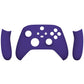 eXtremeRate Retail Soft Touch Purple Replacement Handles Shell for Xbox Series X Controller, Custom Side Rails Panels Front Housing Shell Faceplate for Xbox Series S Controller - Controller NOT Included - ZX3P307