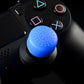 eXtremeRate Retail 8 Blue Silicone Rubber Precision Platporm Raised Analog Sticks Thumb Grips for ps4 Slim ps4 Pro Thumbsticks-ZXBJ1232