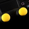 eXtremeRate Retail 8 Yellow Silicone Rubber Precision Platporm Raised Analog Sticks Thumb Grips for ps4 Slim ps4 Pro Thumbsticks -ZXBJ1240